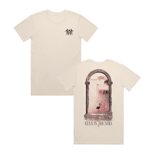 Even In Arcadia Flamingo Tee - Ecru